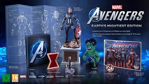 Avengers: Earth's Mightiest Ed. w/Statue, Bobblehead, Pin, Buckle&Keychain