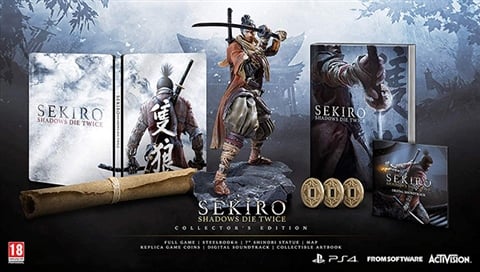 Sekiro: Shadows Die Twice Col. Ed. w/Statue, Coins, Artbook & Map (No DLC)