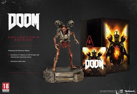 Doom (2016) Collector's Ed. w/Statue (No DLC)