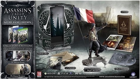 Assassin's Creed: Unity Notre Dame Ed. w/Statue, Artbook, Lithographs &OST