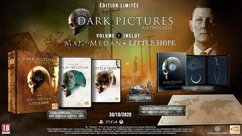 Dark Pictures Anthology Volume 1 Limited Ed. w/Map, Pins & Steelbook