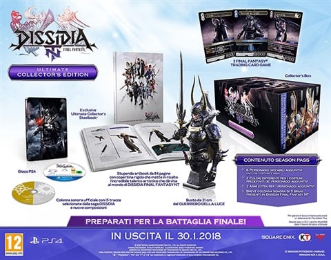 Dissidia Final Fantasy NT Ultimate Collector's Ed. w/Bust, Artbook & Cards