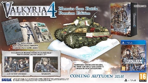 Valkyria Chronicles 4: Premium Ed. w/Statue & Artbook (No DLC)