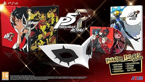 Persona 5 Royal Phantom Thieves Ed. w/Mask & Stand, Artbook & OST (No DLC)