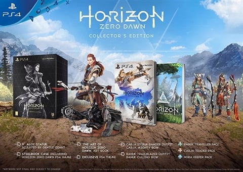 Horizon: Zero Dawn Collector's Ed. w/Statue & Artbook (No DLC)