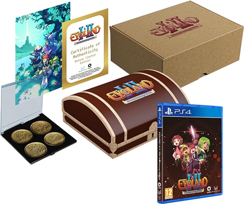 Evoland I & II - 10th Anniversary Ed. w/Chest,4xCoins,Postcard,COA